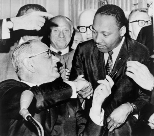 MLK Signing Ceremony for Civil Rights Act of 1964